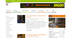 Desktop Screenshot of indigenasdf.org.mx