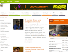 Tablet Screenshot of indigenasdf.org.mx